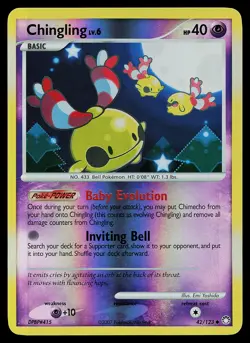 Pokemon Card - Chingling Mysterious Treasures 42/123 Reverse Holo - Image 1