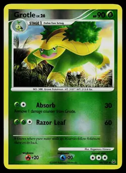 Pokemon Card - Grotle Platinum 49/127 Uncommon Reverse Holo - Image 1