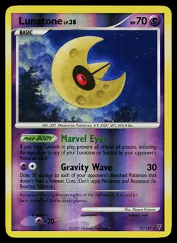 Pokemon Card - Lunatone Supreme Victors 32/147 Rare Reverse Holo - Image 1