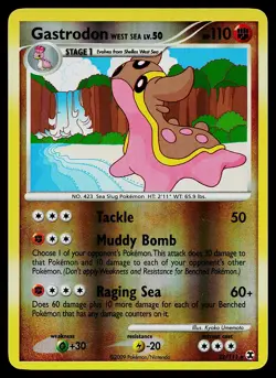 Pokemon Card - Gastrodon West Sea Rising Rivals 22/111 Reverse Holo - Image 1
