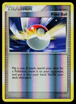 Pokemon Card - Poke Ball Platinum 113/127 Uncommon Reverse Holo - Image 1