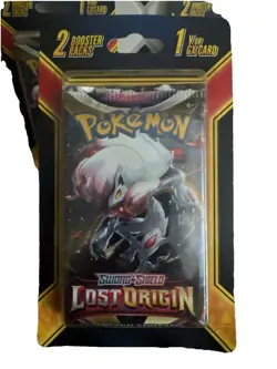 SEALED 2 Pk Pokemon Lost Origin Sword & Shield 1 Bonus V or GX Card 4 Available - Image 1
