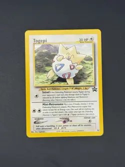 Pokemon Card - Togepi #30 WoTC Black Star Promo - Image 1