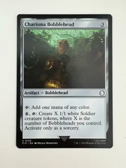 Charisma Bobblehead MTG Magic the Gathering Card NM Near Mint PIP - Image 1