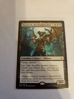 Razaketh, the Foulblooded MTG Hour of Devestation LP - Image 1