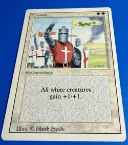 1 BANNED MTG Magic The Gathering Crusades | Revised Edition 3ED | 1994 | NM - Image 5