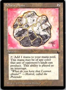MTG Magic The Gathering Fellwar Stone The Dark Played See Scan A - Image 1
