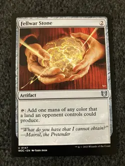 Magic The Gathering MTG - Fellwar Stone - Wilds of Eldraine - Image 1