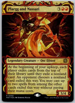 Plargg and Nassari (Showcase) Foil R March of the Machine: The Aftermath 68 NM - Image 1