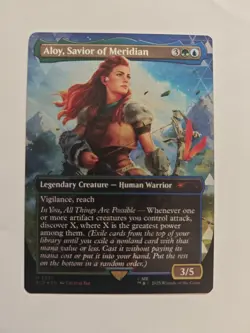 MTG Aloy, Savior of Meridian (Rainbow Foil) Secret Lair x Horizon 2221 NM - Image 1