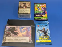 MTG March of The Machine Commander Deck Divine Convocation Plus Booster Packs - Image 1