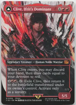 Clive, Ifrit's Dominant () (Borderless) M FINAL FANTASY 318 NM - Image 1