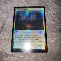 Fortified Village FOIL - Shadows Over Innistrad - MTG Magic the Gathering - NM - Image 1