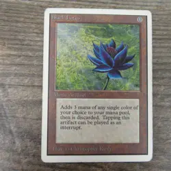 Magic The Gathering MTG Black Lotus Unlimited Edition HP Fair Ungraded * - Image 1