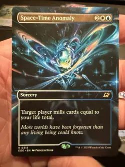 MTG - Space-Time Anomaly (Borderless) - Edge of Eternities NM/M Rare Regular 315 - Image 1