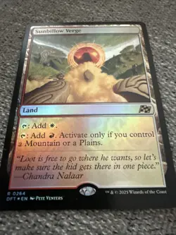 MTG Sunbillow Verge (FOIL) Near Mint DFT Rare #264 - Image 2