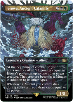 Jenova, Ancient Calamity (Borderless) - 0346 - Final Fantasy - MTG - Image 1