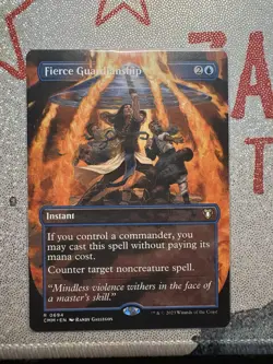 Magic the Gathering - Fierce Guardianship - Commander Masters Borderless #694 - Image 1