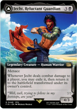 Jecht, Reluctant Guardian (Extended Art) - 0448 - Final Fantasy - MTG - Image 1