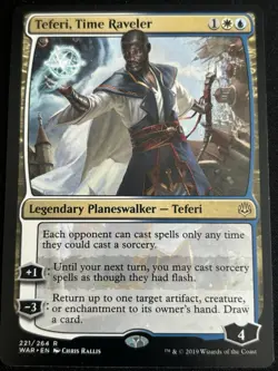 1x Teferi, Time Raveler - War of the Spark (WAR) Magic MTG - Image 1
