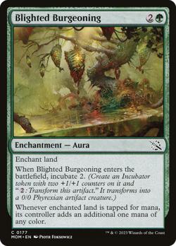 Blighted Burgeoning [March of the Machine] Foil Near Mint - Image 1