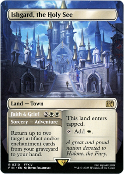 Ishgard, the Holy See (Borderless) - 0310 - Final Fantasy - MTG NM/M - Image 1
