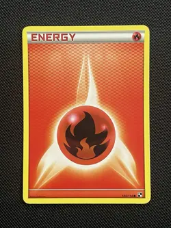 Pokemon Fire Energy 106/114 Black & White Base Set Pokemon TCG LP - Image 1