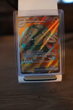 Golem ex 189/165 Sv: Scarlet & Violet 151 Holo Pokemon Card Fighting Type - Image 1
