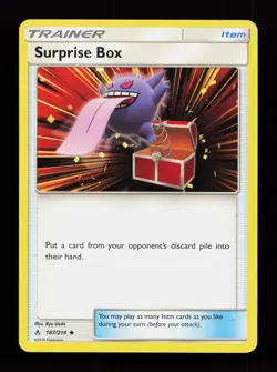 Surprise Box 187/214 Uncommon SM - Unbroken Bonds Pokemon Card - Image 1