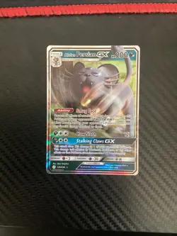 Pokemon NM Holo Alolan Persian GX 129/236 Ultra Rare SM - Cosmic Eclipse - Image 1