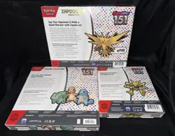 Pokemon TCG: 151 Poster, Zapdos ex, Alakazam ex Collection Box (Lot of 3) - Image 5