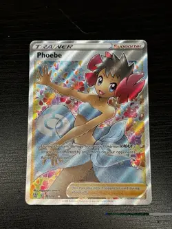 Pokemon TCG Phoebe Full Art Card 161/163SWSH05: Battle Styles - Image 1