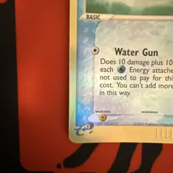 Pokemon Mudkip EX Dragon TCG Reverse Holo Common Card 65/97 Vintage - Image 5