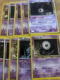 Pokemon TCG Unown Lot 10 Cards Regular/Holo Legend Maker. GREAT CONDITION - Image 1