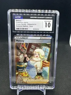 Pokemon Card CGC GEM MINT 10 MELONY GG64/GG70 Crown Zenith 2023 - Image 1