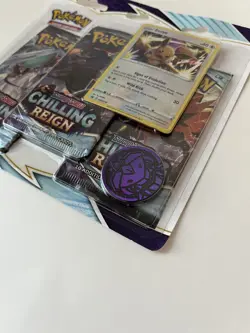 2021 Pokemon Chilling Reign 3 Pack Blister [Eevee] SEALED - Image 2