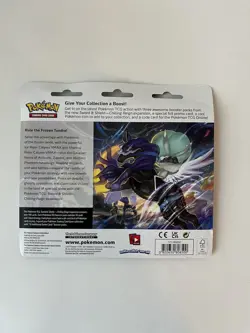 2021 Pokemon Chilling Reign 3 Pack Blister [Eevee] SEALED - Image 4
