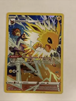 Pokemon TCG Jolteon TG04/TG30 Brilliant Stars Trainer Gallery Holo Rare NM - Image 1