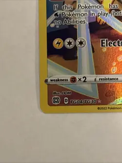 Pokemon TCG Jolteon TG04/TG30 Brilliant Stars Trainer Gallery Holo Rare NM - Image 5