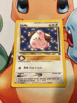 Cleffa 31 Pokemon TCG WOTC Black Star Promo NM/M (002) - Image 1