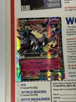 Pokemon TCG M Mawile EX XY104 NM Standard Size Black Star Promo - Image 1
