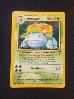 Venusaur Holo Base Set 2 018/130 Pokemon TCG 1999-2000 - Image 1