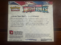 Battle Styles Booster Box Sword & Shield Pokemon TCG Factory Sealed Box - Image 4