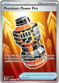 Pokemon Premium Power Pro - 174/132 - Ultra Rare NM-Mint Mega Evolution Base Set - Image 1