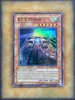 Yugioh B.E.S. Tetran EEN-EN017 Super Rare LP - Image 1