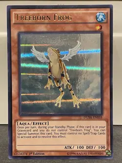 Treeborn Frog - DUSA-EN058 - Ultra Rare - 1st Edition - VLP - Image 1