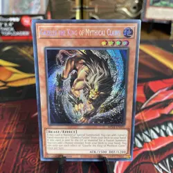 Yugioh: 1x Gazelle the King of Mythical Claws - MP24-EN091 - Prismatic Secret NM - Image 1