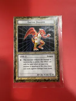 Yugioh Dungeon Dice Monsters B1-08 Gator Dragon English - Image 1