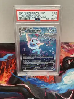 Vaporeon VMAX SWSH182 SWSH: Sword & Shield Promo Cards Holo - Image 1