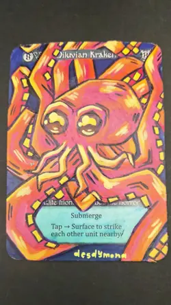 Altered Sorcery: Contested Realm "Diluvian Kraken" Card - Image 3